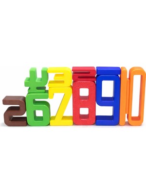 Lina Hobby Renkli Sayılar 1–10 | Eğitici Matematik Oyuncağı | Montessori Uyumlu | 3D Üretim