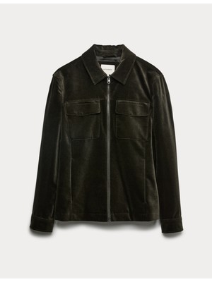 Marks & Spencer Kadife Trucker Ceket