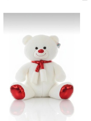 Fenomen Toys Ayıcık Atkılı Kırmızı Parlak Seri 90 cm - Yumuşak & Koleksiyon