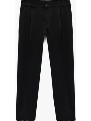 Koton Rahat Kalıp Cepli Viskon Karışımlı Pileli Kumaş Pantolon