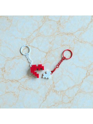 Arziva Design Heartlink® Sevgililer Günü Anahtarlık Seti
