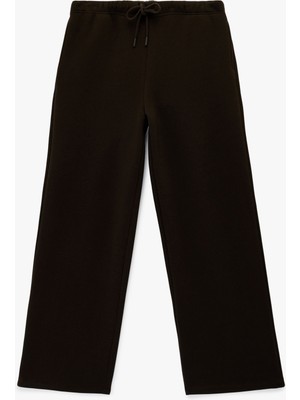 Koton Rahat Kalıp Cepli Beli Bağcıklı Bol Paça Eşofman Altı