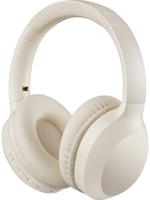 Boğazören Iphone 15-16-17 Pro ve Max Uyumlu Beyaz Kablosuz Kulak Üstü Kulaklık 400MAH 33 Saat Kesintisiz Müzik