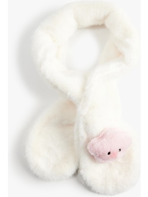 Koton Uzun Yıldız Detaylı Peluş Atkı