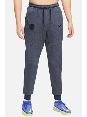 Nike Fc Barcelona 23/24 Tech Fleece Mens Navy Pant Erkek Eşofman Altı Lacivert