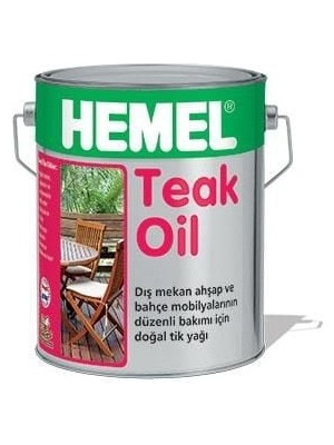 Pazarcan Hemel Teak Oil 1. Sınıf Tik Yağı 5 Litre
