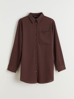 Lc Waikiki Yeni Sezon Cep Detaylı Kadın Gömlek Tunik