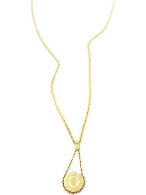 Burgu Zincir Çeyrek Kolye - Altın