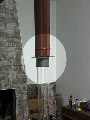 Tezel Ticaret Füze Pelet Soba Için Baca Borusu Bağlantı Aparatı. DİKKAT: SADECE BACA BORU APARATI GÖNDERİLİR
