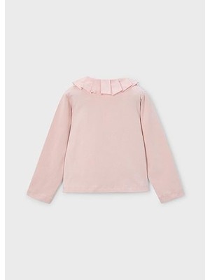 Mayoral Krem Uzun Kollu Kız Bebek Tişört 131