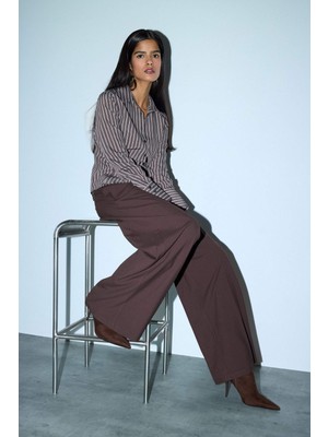 DeFacto Straight Fit Yüksek Bel Pantolon G7825AX26SP
