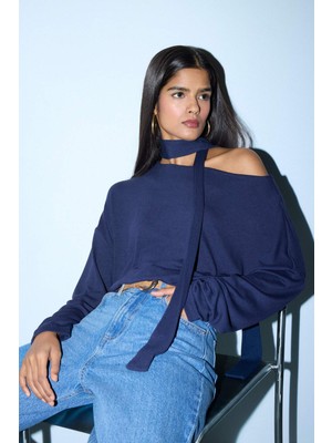 DeFacto Loose Fit Kayık Yaka Tişört G7863AX26SP