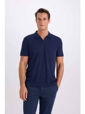 DeFacto Slim Fit Dar Kesim Polo Yaka Kısa Kollu Tişört W9274AZ25SM