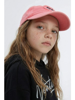 DeFacto Kız Çocuk Pamuklu Cap Şapka D5320A825SM