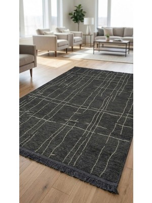 Etka Home Lara Antrasit Şönil Dokuma Halı