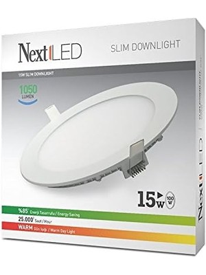 15W-SLY Gün Işığı LED Slim Ampul