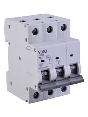 10VTB-3C63 Otomatik Sigorta 10KA C Tipi 3 Kutup 63A