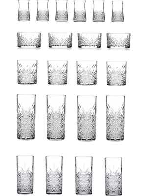 Su Bardağı Seti Takımı - 22 Prç. Bardak Çeyiz Seti Takımı 1785618004235