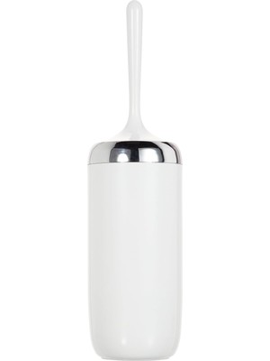 Lima Tuvalet Fırçası, Krom Dekorlu, Beyaz