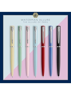 Graduate Allure Tükenmez Kalem, Mavi Boyalı, Orta Uçlu, Mavi Mürekkepli, Hediye Kutusu Tükenmez Kalem