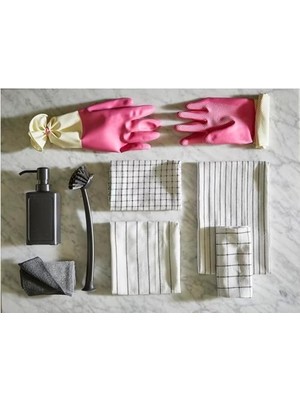 Rinnig Bulaşık Fırçası, Koyu Gri, 3 Adet