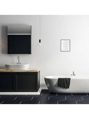 Stupell Industries Siyah Çerçeveli Duvar Sanatı, Beyaz, 11X14