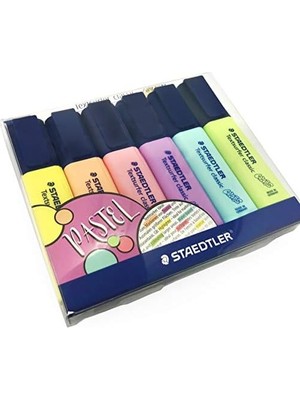 364 Cwp6 Textsurfer Pastel Fosforlu Kalem 6'lı Blister