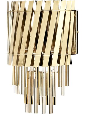 AP-60354-2S Sarı Kaplama Aplik