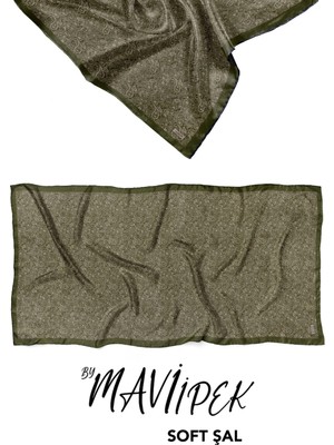 Mavi İpek Mavi Ipek Soft Pamuklu Şal Desen 2 D12