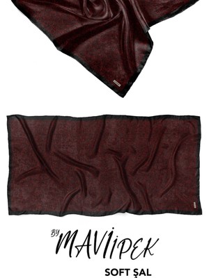 Mavi İpek Mavi Ipek Soft Pamuklu Şal Desen 2 D10