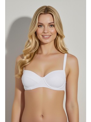 Ayyıldız 63565 Beyaz Bikini Üstü