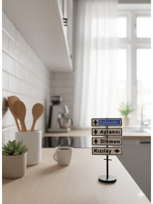 etkrtl Ankara Kızılay Yön Tabelası 10X15CM