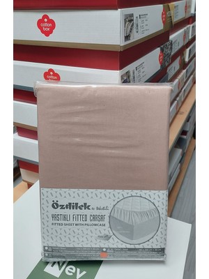 Özdilek Colourist Fitted Lastikli Battal Çift Kişilik Çarşaf Seti (180X200)-TOPRAK