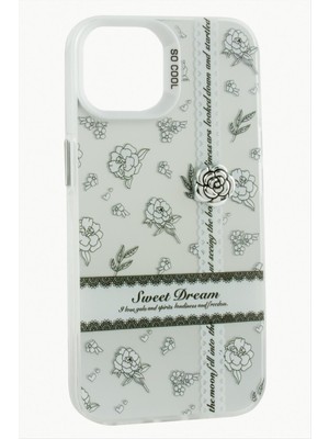 SHC4200 Iphone 15 Gül Lüx Sweet Silikon Kılıf