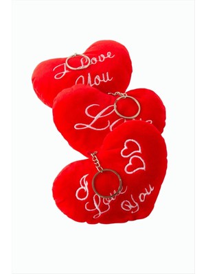 SHC4200 Kalp Peluş Anahtarlık 9 cm