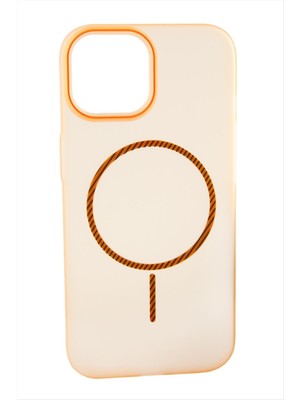 SHC4200 Iphone 15 Buzlu Magsaff Kapak Kılıf