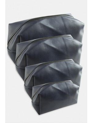 SHC4200 4 Adet El Tutmalı Makyaj Çantası