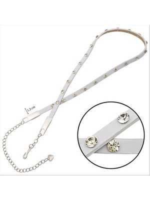 SHC4200 Klasik Deri Taşlı Kemer