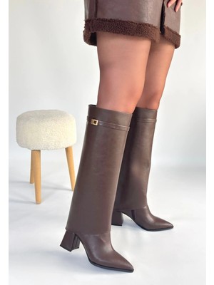 SHC4200 Jike Kahverengi Cilt Tak Çıkar Çizme