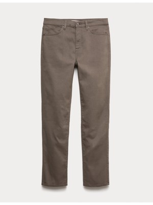 Marks & Spencer Düz Kesim Dokulu Pantolon