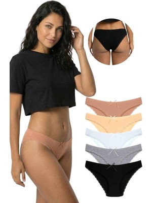 New Lilla 1101 Bikini Kadın T. Dantelli Külot Paketi