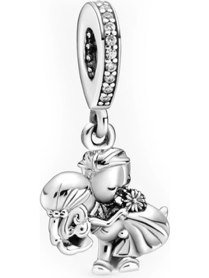 Nur Silver Gelin Ve Damat Gümüş Charm NUR-BL00279