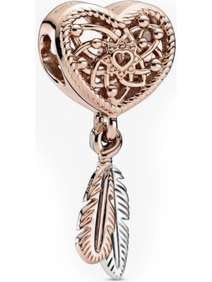 Nur Silver Kalpli Düş Kapanı Gümüş Charm NUR-BL12457