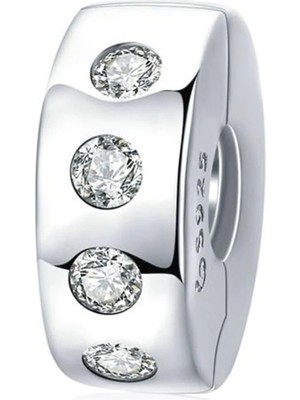 Nur Silver Durdurucu Gümüş Charm NUR-BL00201