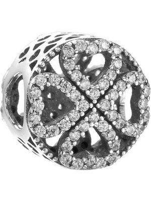 Nur Silver Yonca Gümüş Charm NUR-BL01007