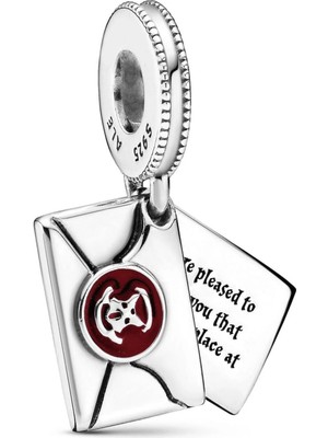 Nur Silver Sallantılı Mektup Gümüş Charm NUR-BL12416