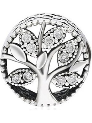 Nur Silver Hayat Ağacı Gümüş Charm NUR-BL09902