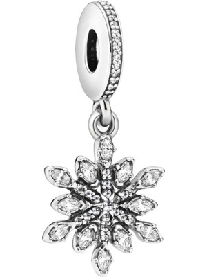 Nur Silver Sallantılı Kartanesi Gümüş Charm NUR-BL09906