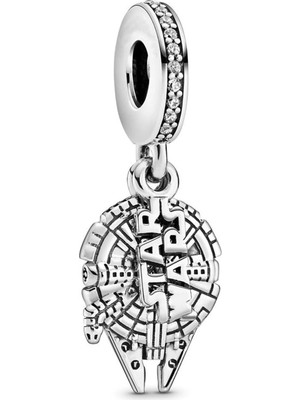 Nur Silver Star Wars Gümüş Charm NUR-BL00629