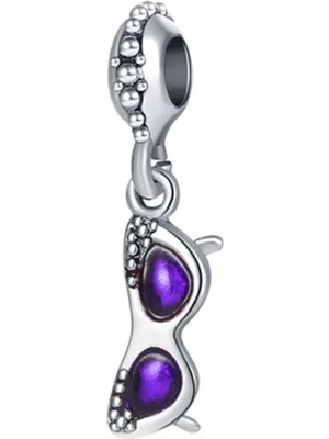 Nur Silver Gözlük Gümüş Charm NUR-BL00325
